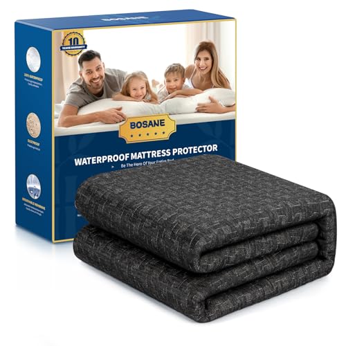 Premium 100% Waterproof Twin Xl Mattress Protector, Breathable Cooling 3D Air Fabric Mattress Cover, Soft Hypoallergenic Noisele