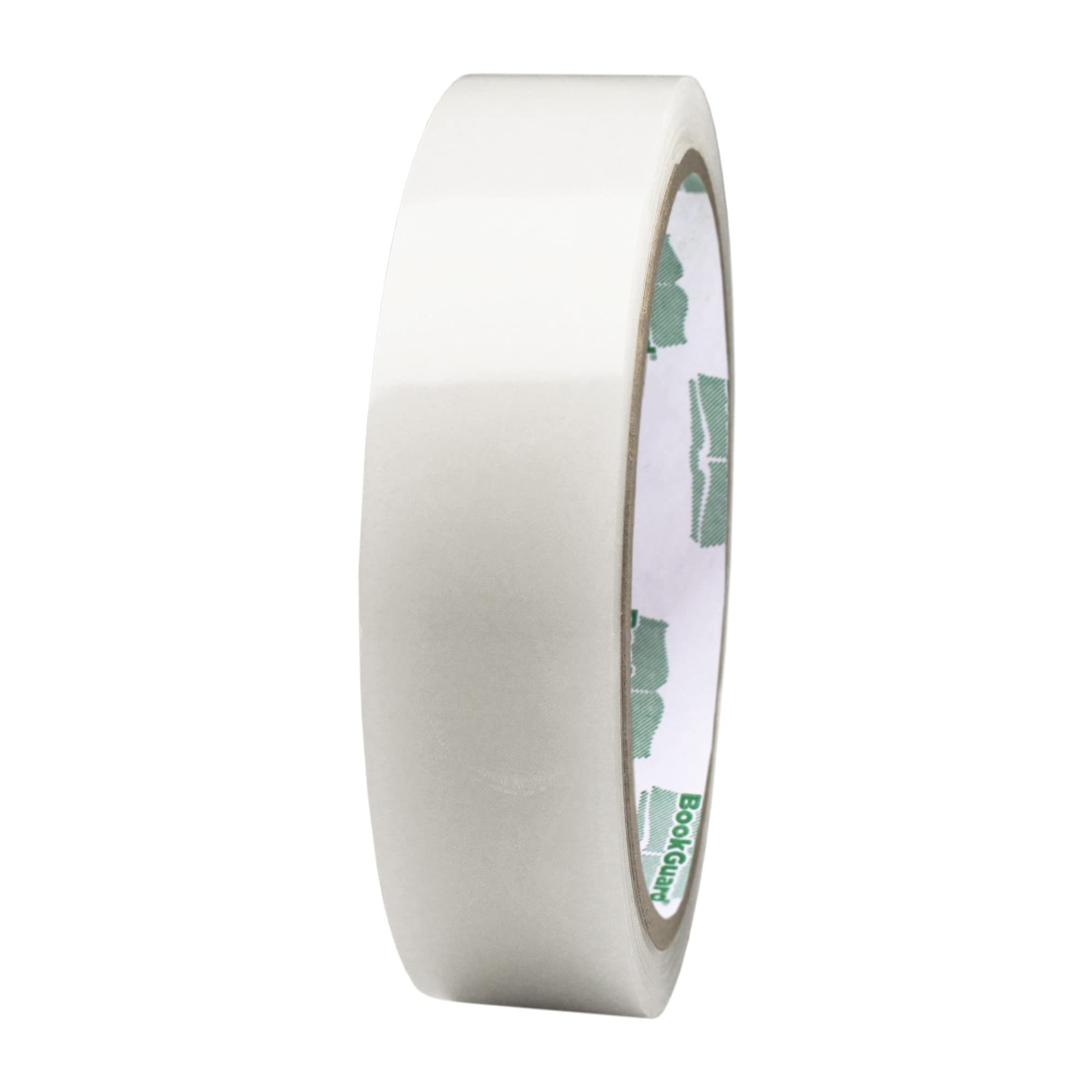 Bookguard 1 Inch Book Binding Tape, Ideal Book Repair Tape For Library Supplies, Stretchable Book Tape, Essential Clear Repair T