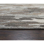 Rizzy Home Alora Decor Makalu 3' X 5' Abstract Brown/Natural Hand-Tufted Area Rug