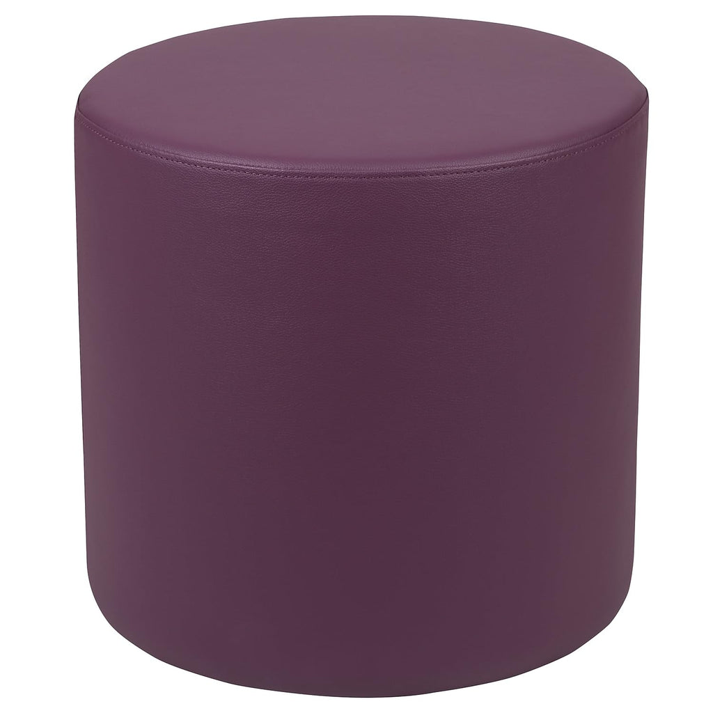 Flash Furniture Nicholas Soft Seating Flexible Circle For Classrooms And Common Spaces - 18" Seat Height (Purple)