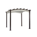 Garden Winds Replacement Canopy for The Hampton Bay Arched Pergola  Standard 350  Stripe Stone