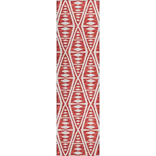 Sedona Sn6 Red Southwestern Rug Runner 2' 3" X 12'