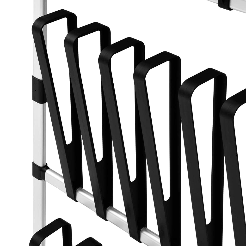 vidaXL Adjustable Aluminum Telescopic Boot Rack - Thumbnail 2