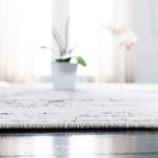 Safavieh Amelia Collection Area Rug - 8' X 10', Ivory & Grey, Modern Abstract Design, Non-Shedding & Easy Care, Ideal For High T