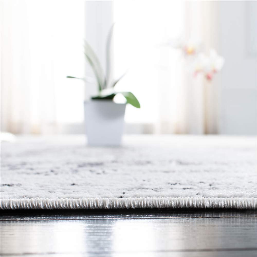 Safavieh Amelia Collection Area Rug - 8' X 10', Ivory & Grey, Modern Abstract Design, Non-Shedding & Easy Care, Ideal For High T