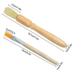 4 Packs Coffee Grinder Brush,Danzix Wooden Cleaning Brush For Grinders And Pasta Makers-2 Size