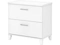Bush Wc81980 Somerset 2-Drawer Lateral File Cabinet, Letter/Legal, White, 30-Inch