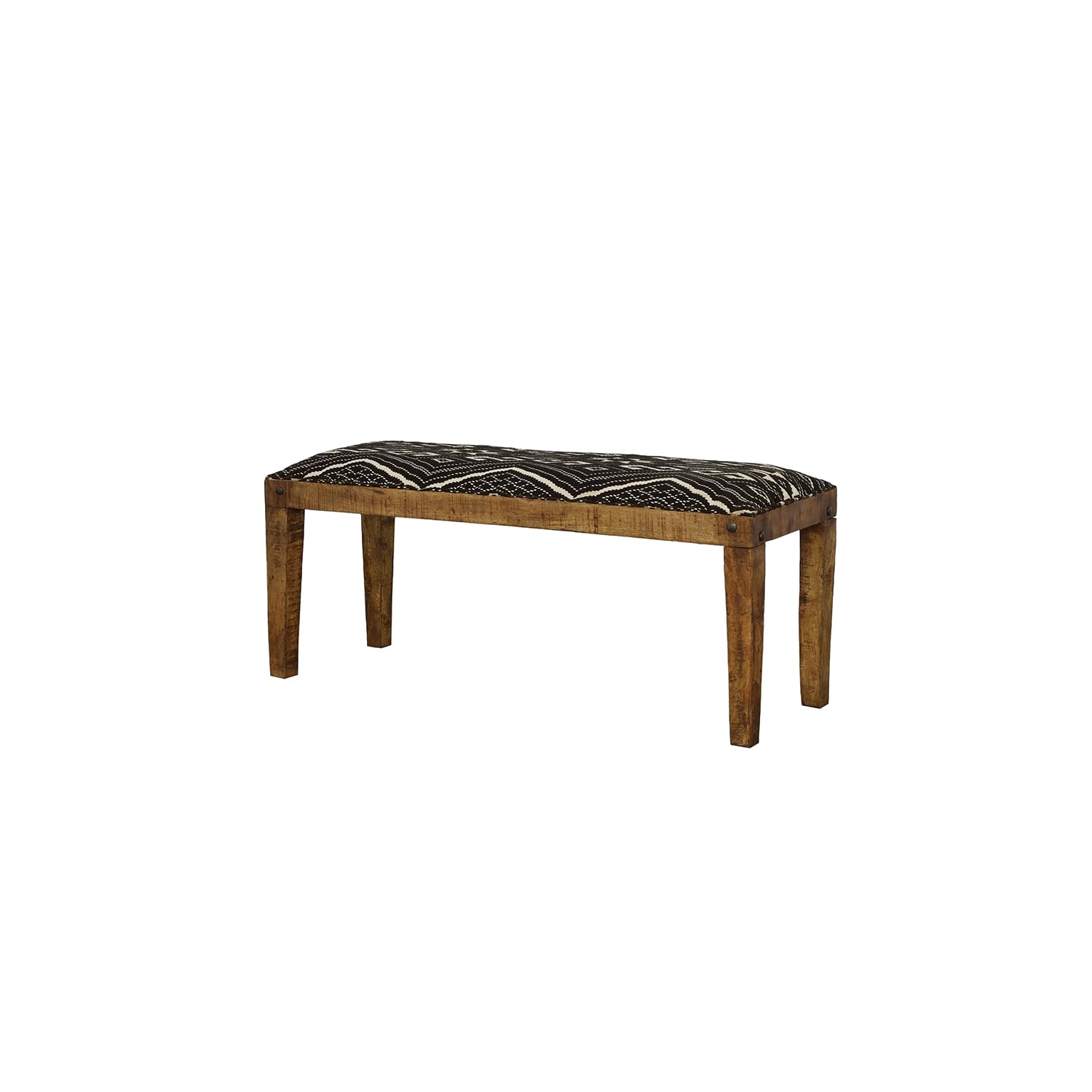 Coaster Furniture Serene Rectangular Upholstered Bench 46' D X 16' W X 18' H Black Natural 910177