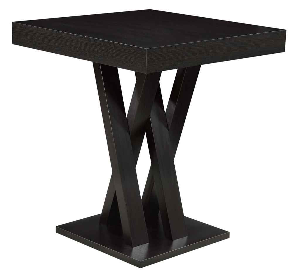 Coaster Home Furnishings Freda Double X-Shaped Base Square Bar Table Cappuccino