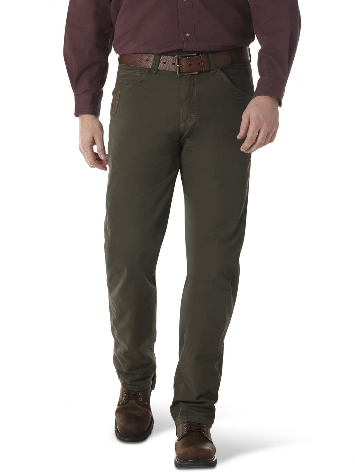Wrangler Riggs Workwear Mens Technician Work Utility Pants, Loden, 34W X 32L Us