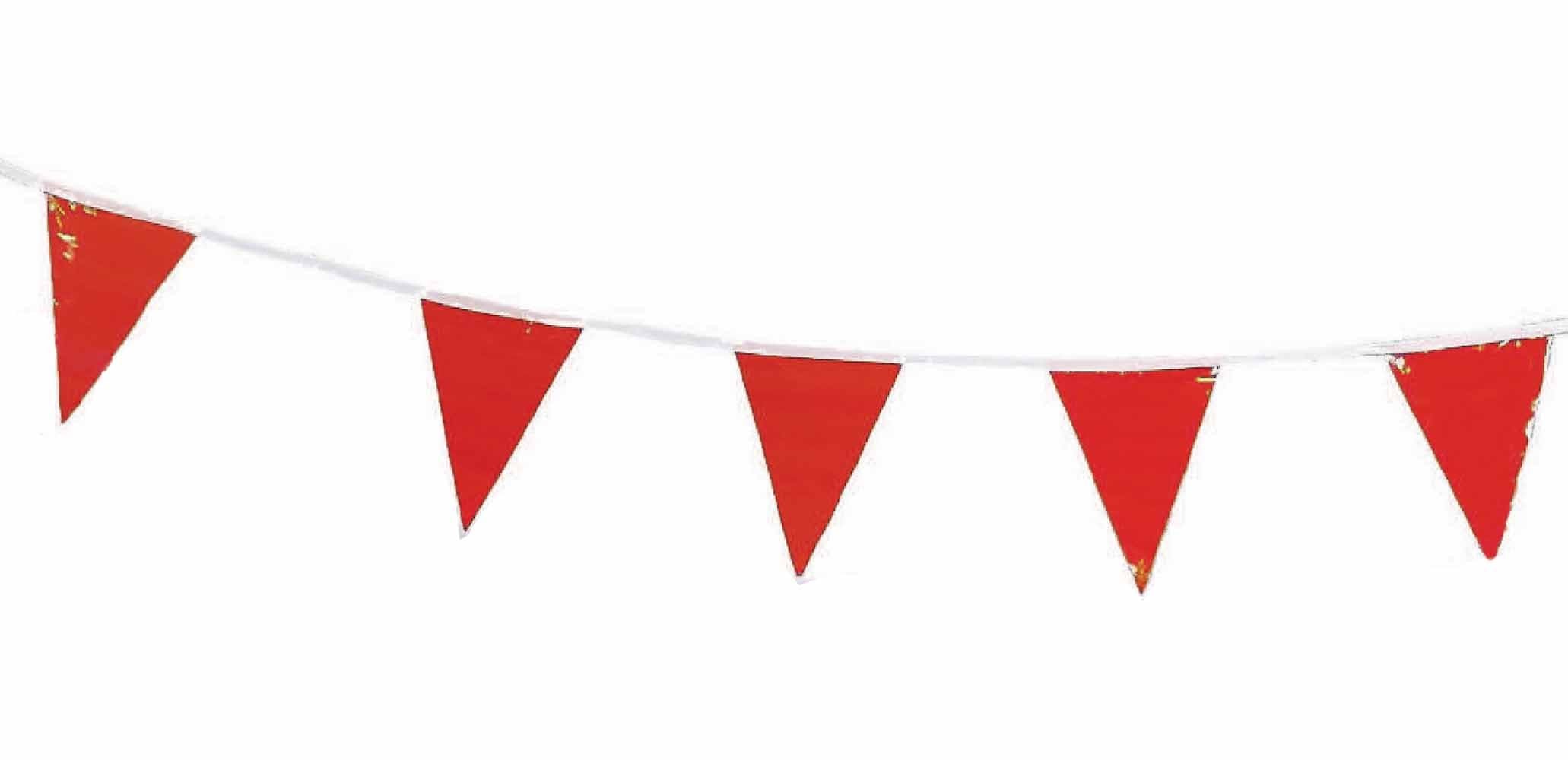 Cortina Vinyl Pennant 03-400-60, 9 Width, Red, 60 Length