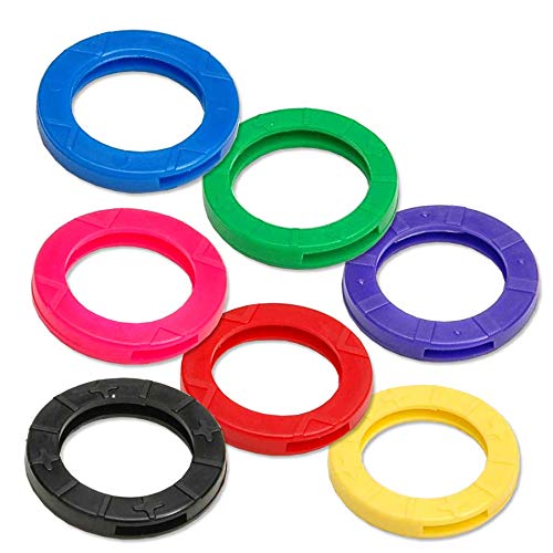 Lucky Line Key Identifiers, Medium, 200 Per Box, Assorted Colors (16700)