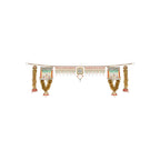 I Jewels Traditional Toran Artificial Flower Garlands Handmade Door Entrance Hanging Home Wall Decoration For Diwali (Hd04)