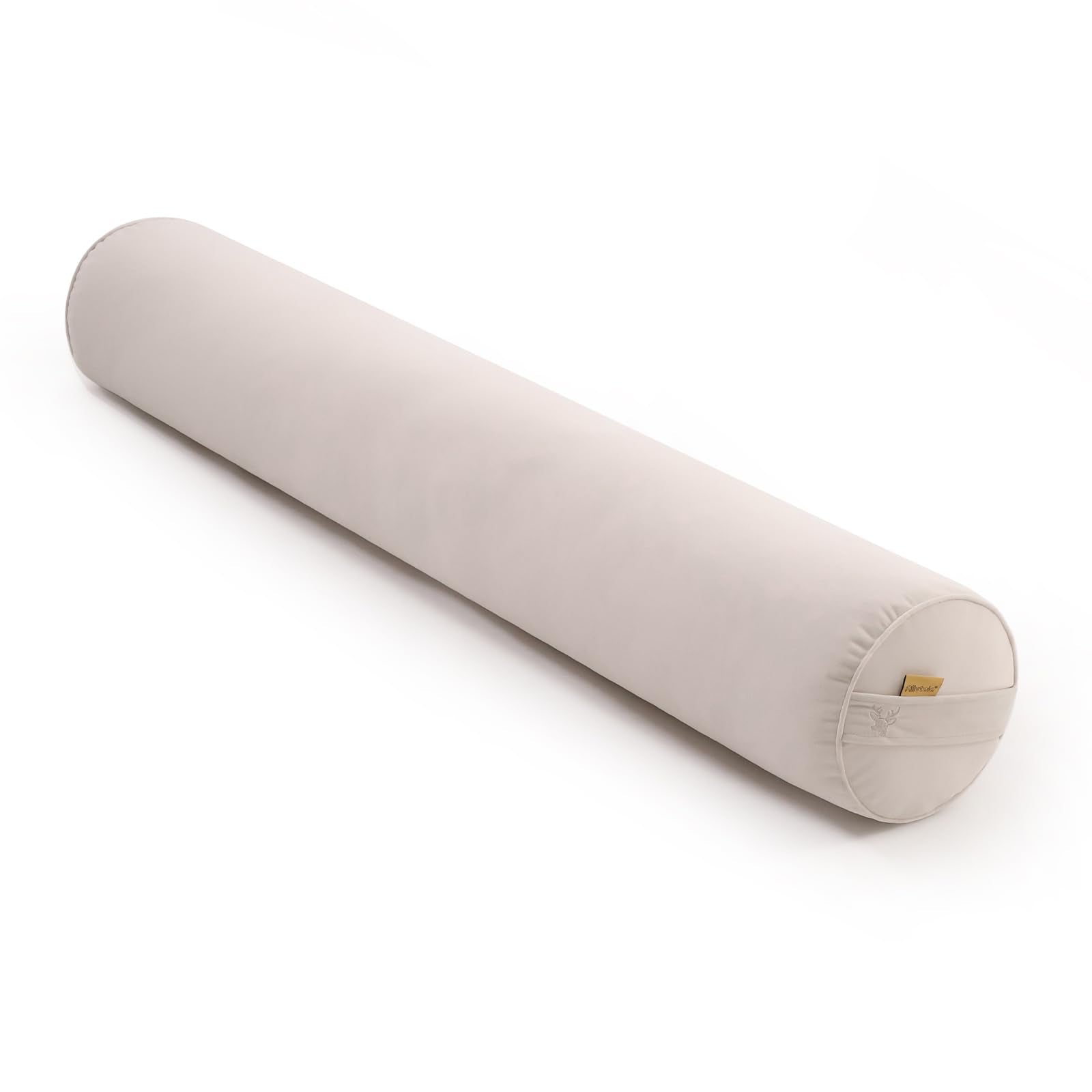 Ailuteie Body Pillow for Adults,Long Round Pillow,Big Cylindrical Pillow,Large Full Bolster Pillows for Side Sleepers (Misty Whi