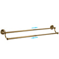 Leyden Antique Brass Towel Bar,Adjustable Towel Rack Holder Double Retro Bathroom Accessories Wall Mount Vintage