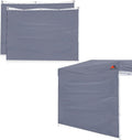 Scocanopy Sunwall For 10X10 Pop Up Canopy Frame, 3 Pack Sidewall Only (10X10, Dark Grey)