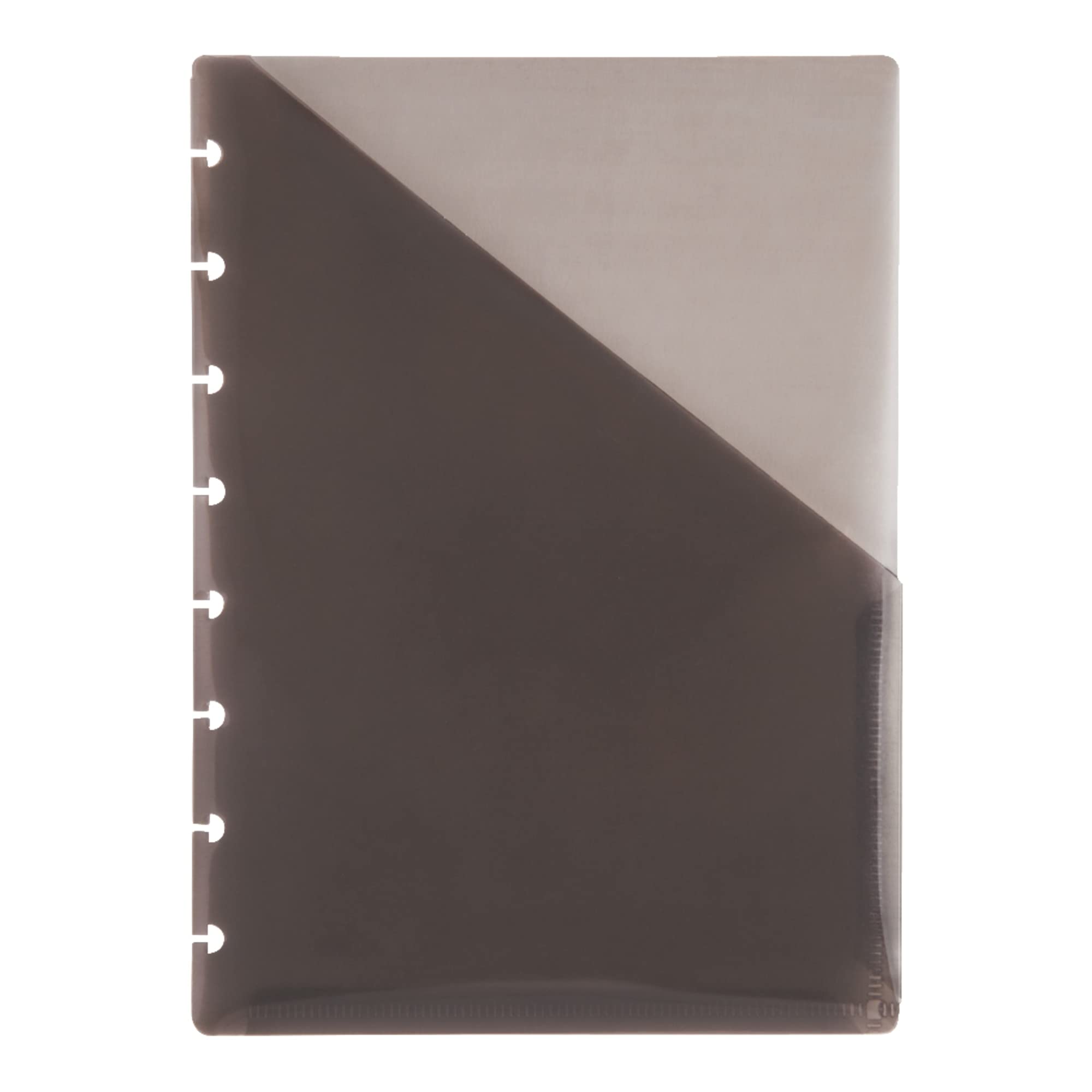 Tul Custom Note-Taking System Discbound Pocket Dividers, 5 1/2' X 8 1/2', Junior Size, Gray, Pack Of 2