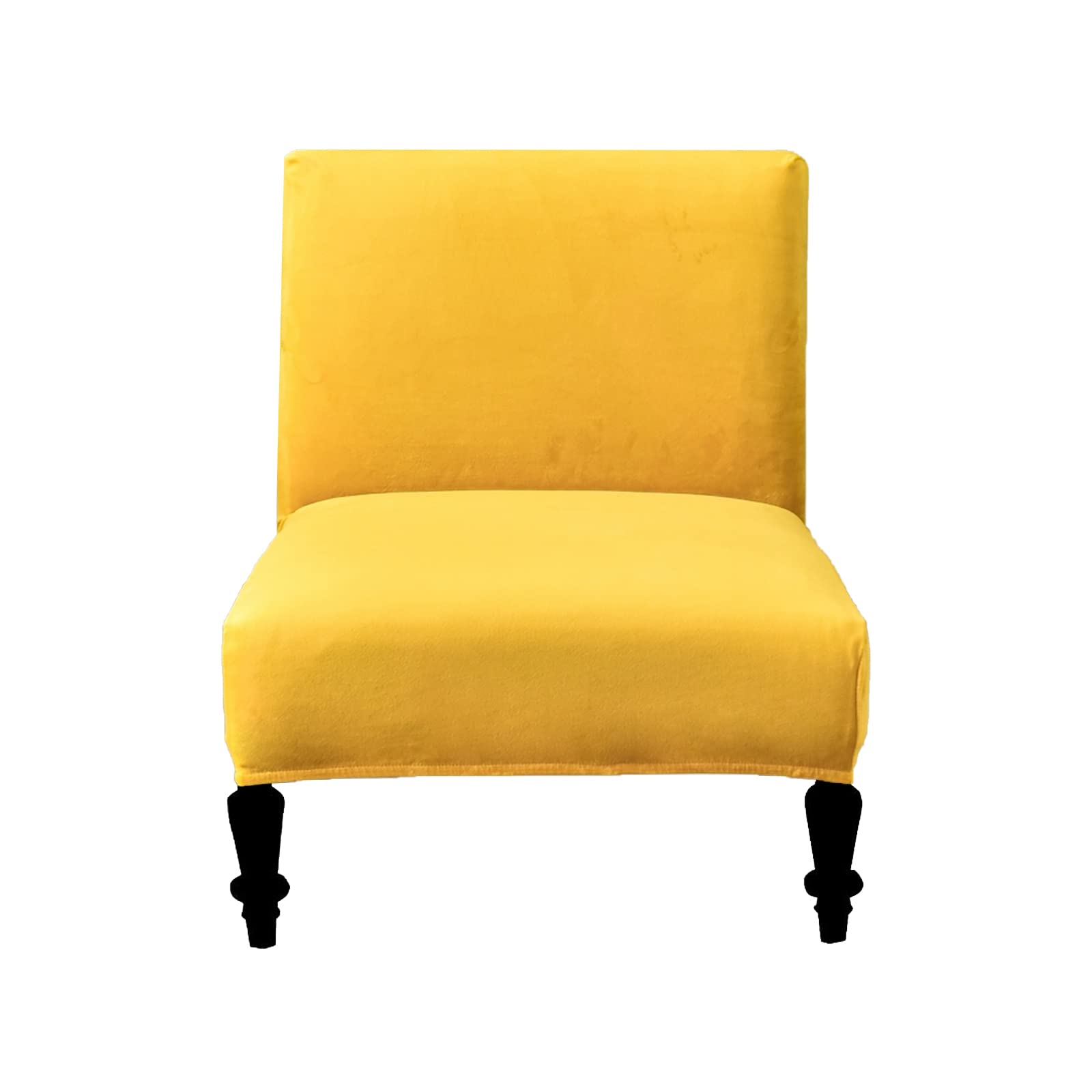 Eco-Ancheng Armless Chair Slipcover Removable Armless Accent Chairs Covers Washable Armless Slipper Chair Slipcover Printed Arml