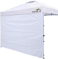 Hisinly Instant Canopy Tent Sidewalls For 10X10 Pop Up Canopy 210D Waterproof,1 Piece Sidewall, White(1Pcs Sidewall Only, Canopy