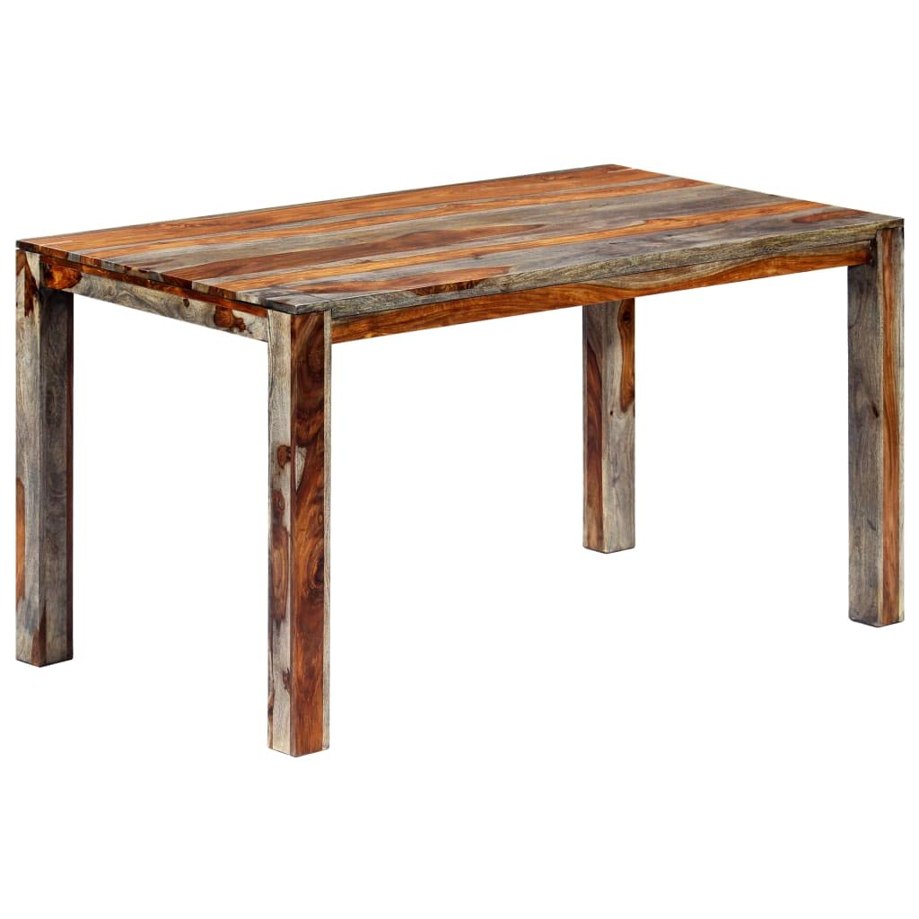 vidaXL Solid Sheesham Wood Dining Table - Thumbnail 2