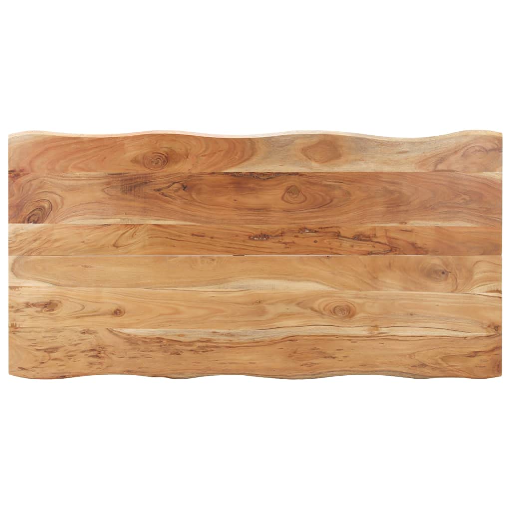 Solid Acacia Wood Dining Table with Live Edges - Thumbnail 2
