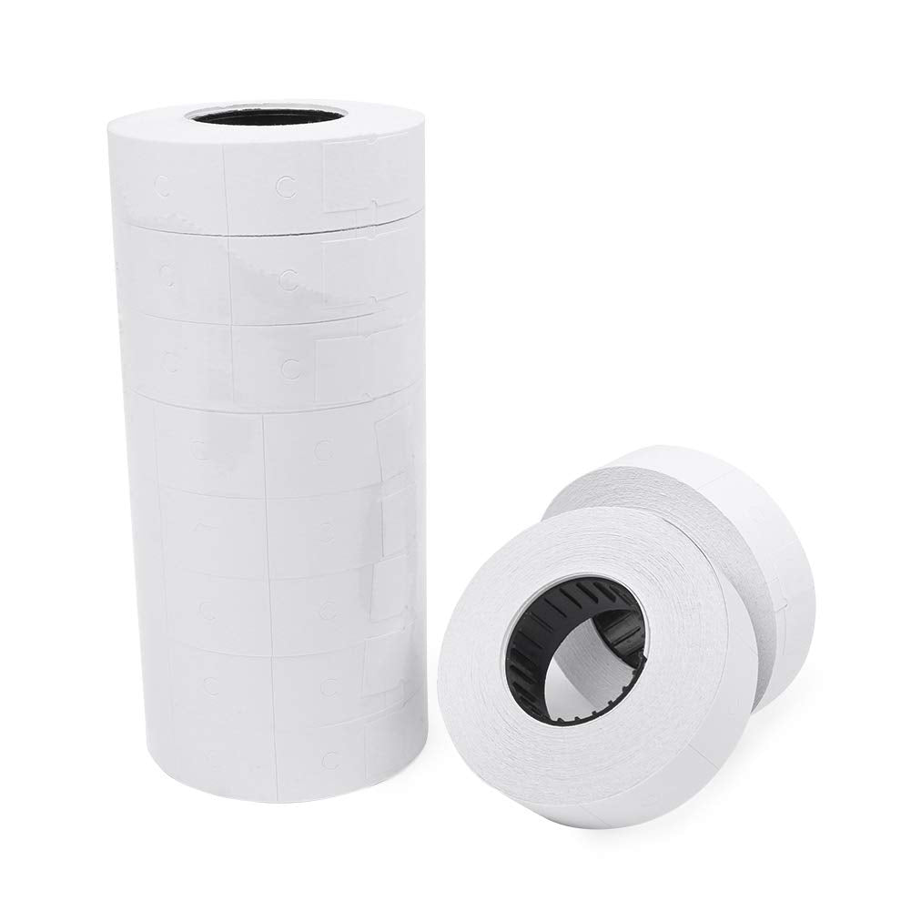 Newsmarts 10 Rolls Label Paper, White Price Label Paper For Mx-6600 Pricelabeller