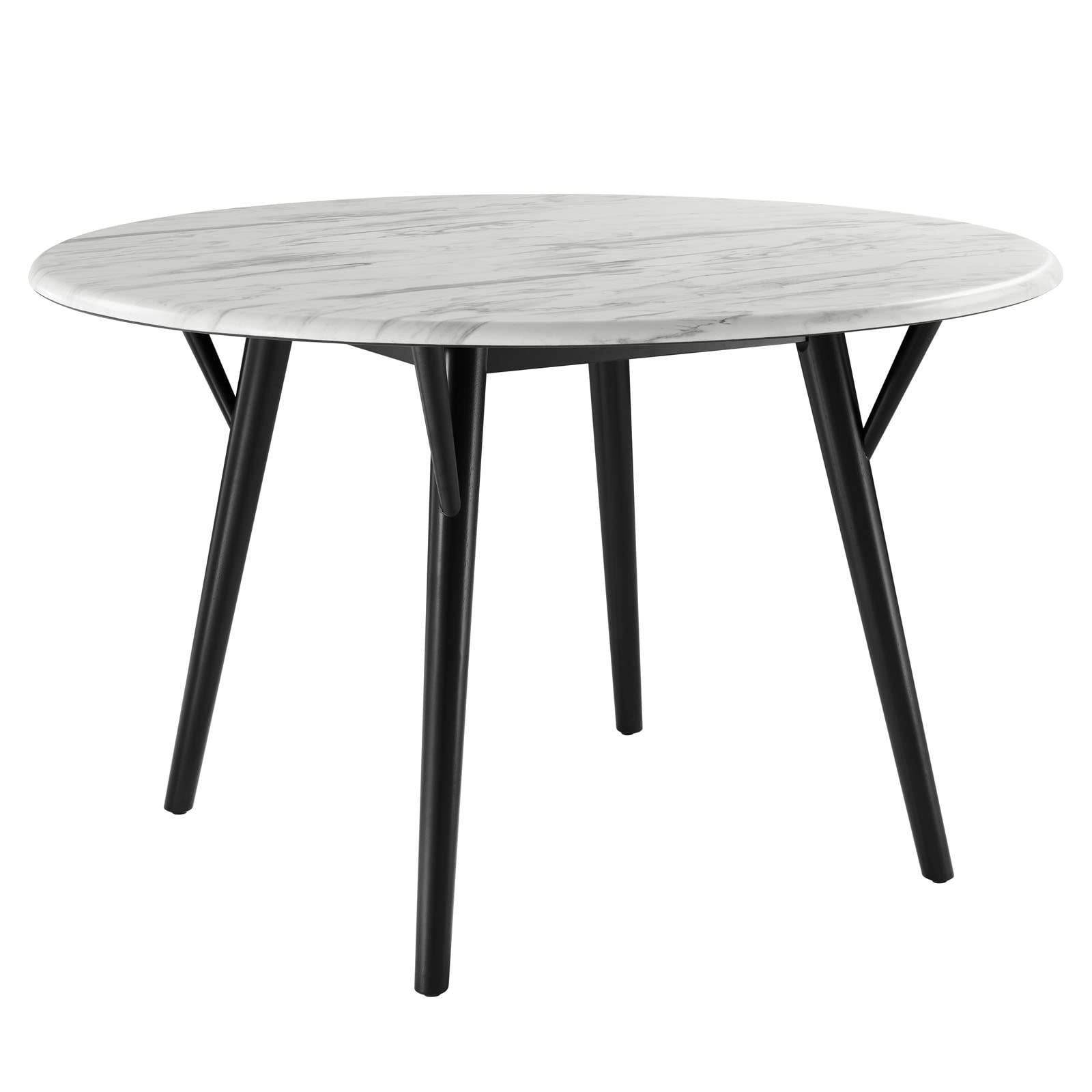 Gallant 50&quot; Round Performance Artificial Marble Dining Table