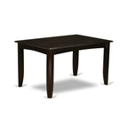 East West Furniture PARF9-CAP-C 9 Piece Dining Table Set Includes a Square Dining Room Table with Butterfly Leaf and 8 Linen Fabric Upholstered Chairs, 54x54 Inch, Cappuccino