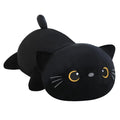 Sqeqe Weighted Black Cat Plush, Weighted Black Cat Stuffed Animal, Cute Plushies Soft Pillow Toy Gift For Kids Adults 23.6 Inch,
