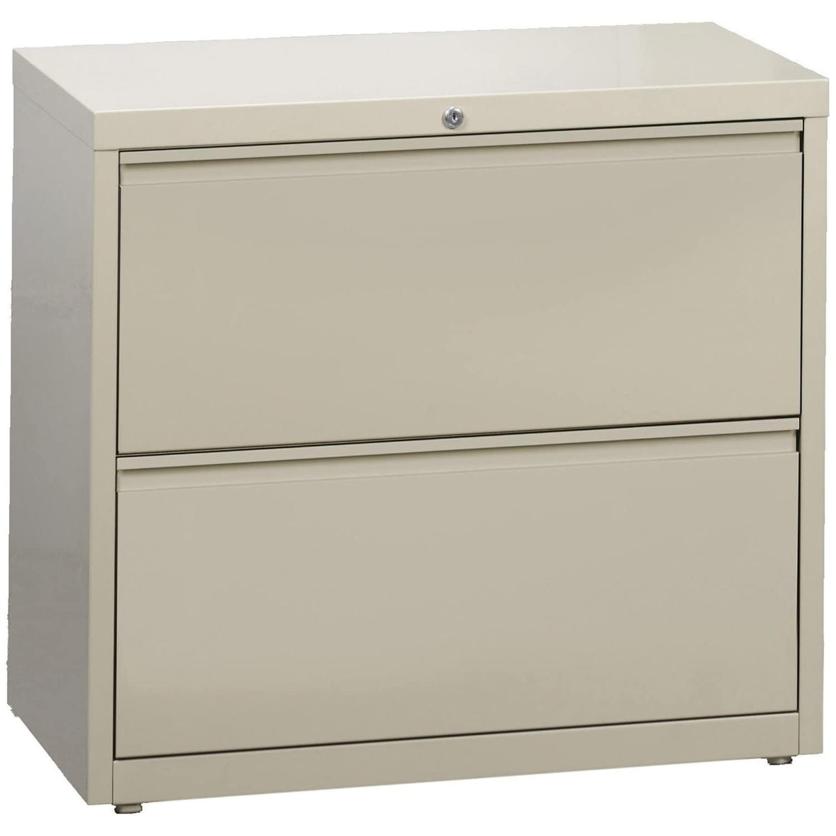 Lorell 2-Drawer Lateral File, 36 By 18-5/8 By 28-1/8-Inch, Putty