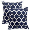 Pinkparrot Cotton Single Colour Printed Throw Pillow Covers/Cushion Covers (18X18Inches)  Set Of 2 Pcs Code0226