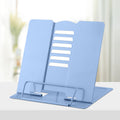 Honagu Desk Book Stand Metal Reading Rest Book Holder, Book Holders For Reading Hands Free, Adjustable Cookbook Documents Holder