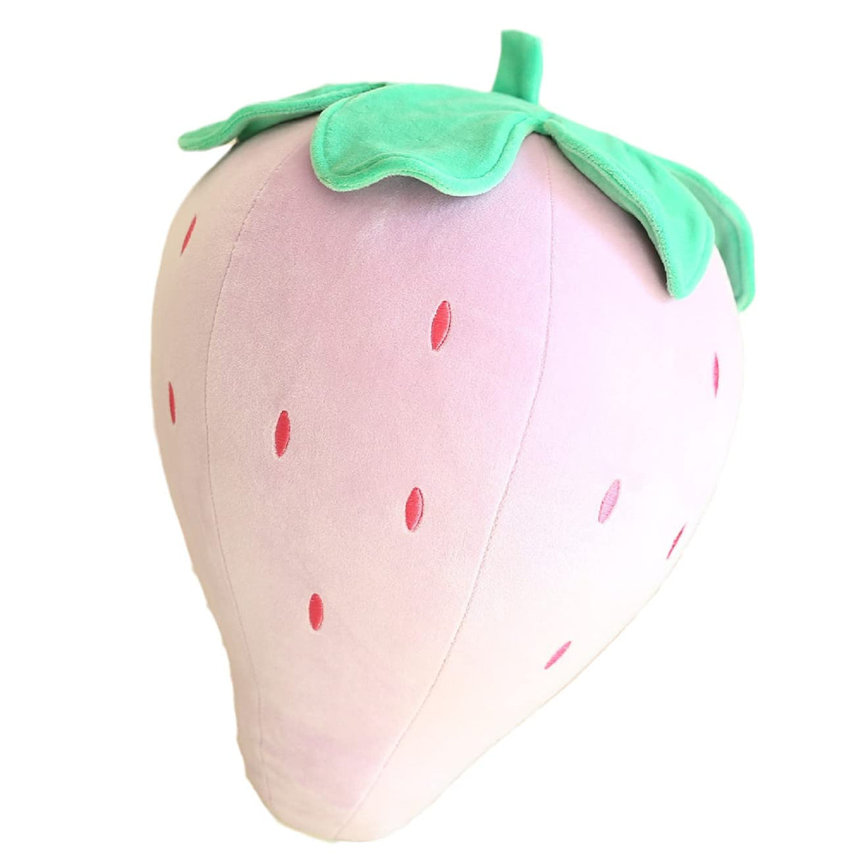 Cute Fruit Kids Pillow Stuffed Strawberry Plush Pillows Super Soft Girls Pillows Cushion Seat for Kids Toys (Purple,7.8'/20cm)1