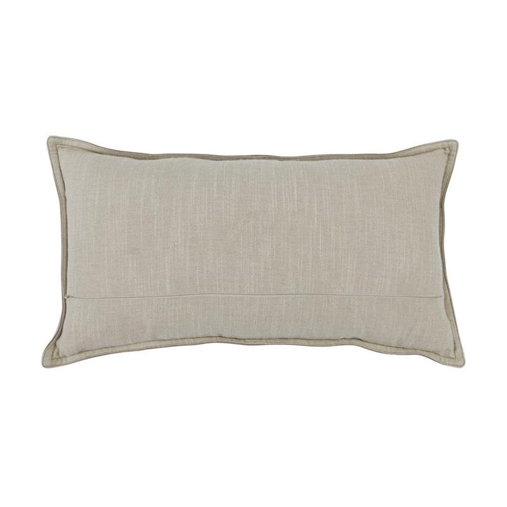 Kosas Home Cheyenne 14X26 Genuine Leather Throw Pillow In Taupe Brown