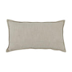 Kosas Home Cheyenne 14X26 Genuine Leather Throw Pillow In Taupe Brown