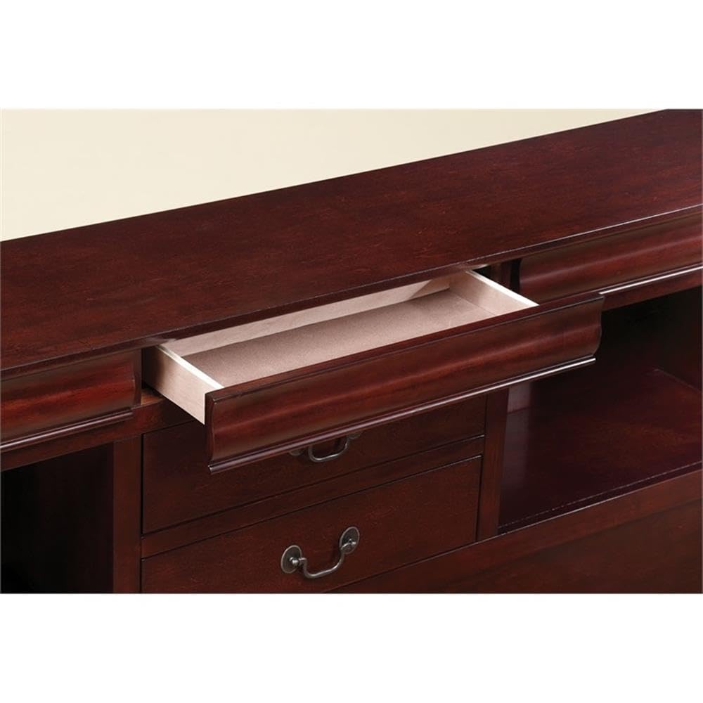 Acme Louis Philippe III Queen Bed in Cherry