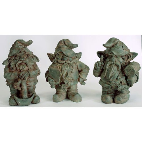 Whimsical Treasures Afd Handy Home Gnomes (Set Of 3)