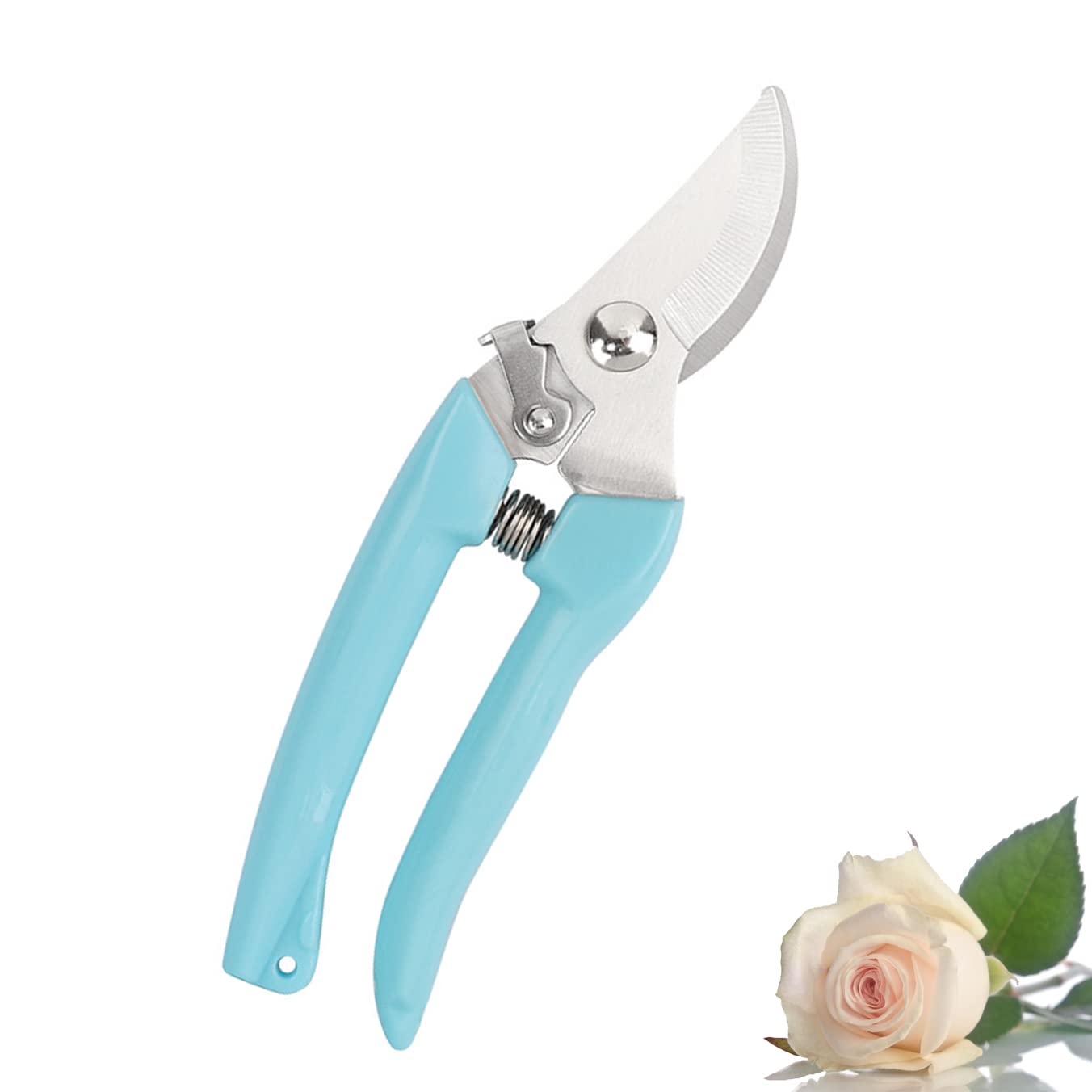 Leize Pruning Shears, Gardening Hand Pruner, Floral Shears, Strong Pruner For Flowers, Branches And Leaves (Lightbluea)