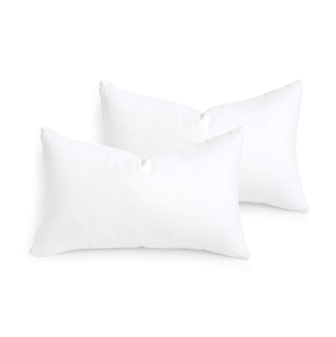 Hofdeco Premium Lumbar Pillow Inserts Set Of 2, 13'X21' (For Cover Size 12'X20') Water Resistant Synthetic Down Alternative