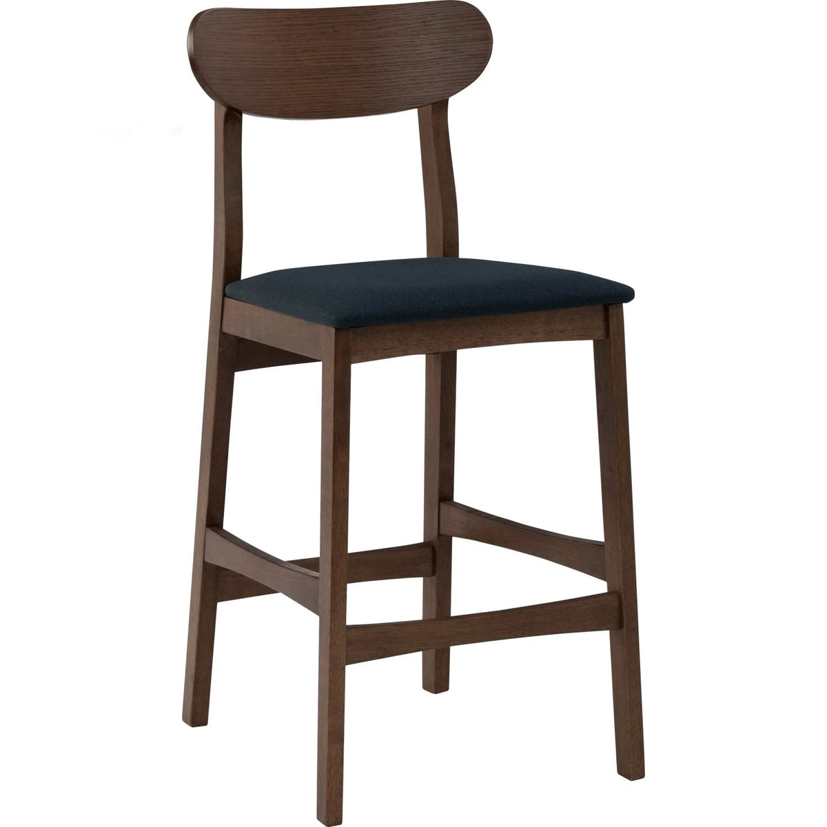 GFURN Lennox Counter Chair - Cocoa & Navy