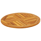 vidaXL Solid Acacia Wood Round Table Top Diameter 60 x 2 cm