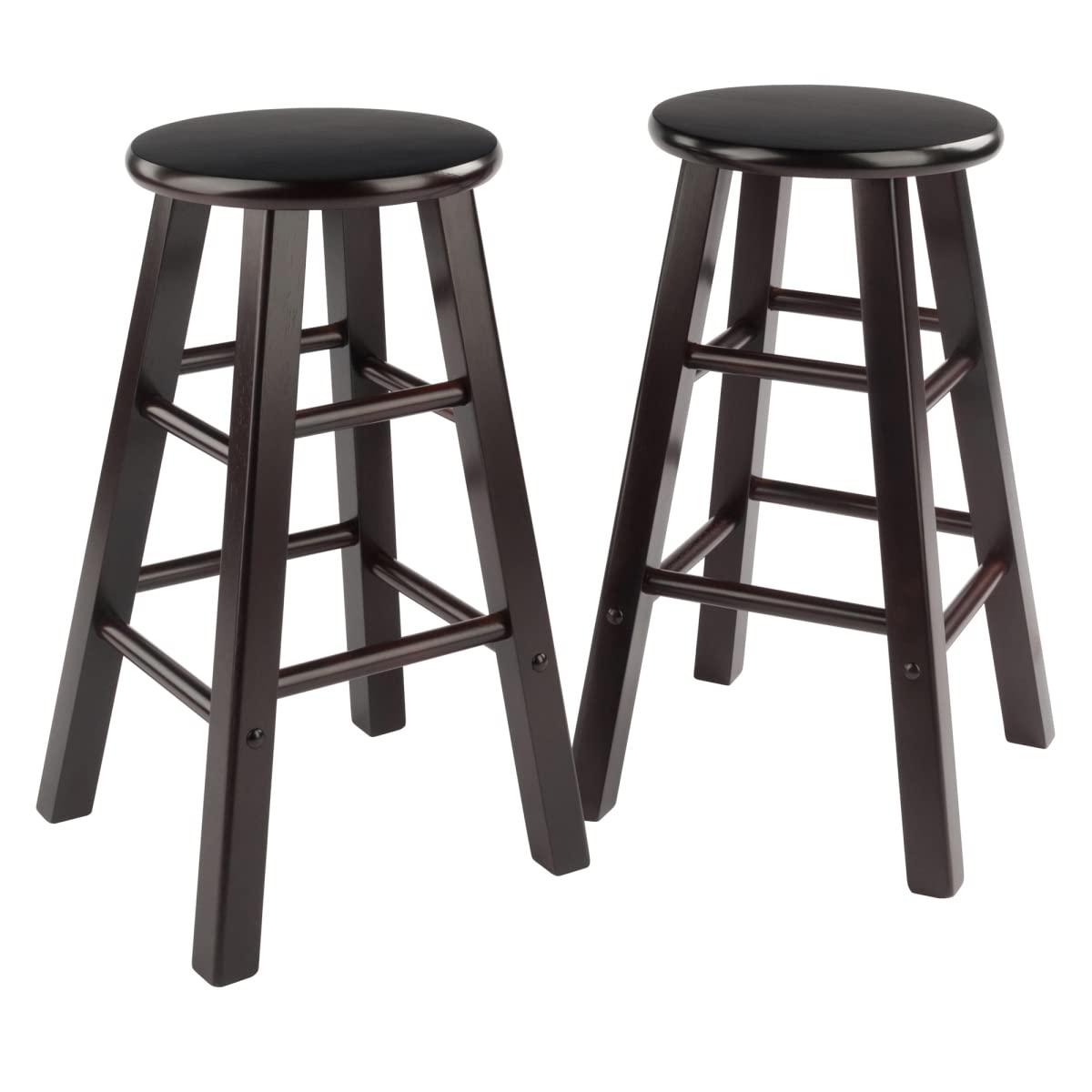 Winsome Trading 92274 Element Counter Stools Set Espresso - 2 Piece