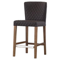 npd furniture and more Albie Diamond Stitching PU Leather Counter Stool