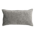 Kosas Home Dimitry 20x36 Velvet and Solid Cotton King Sham in Sage Green