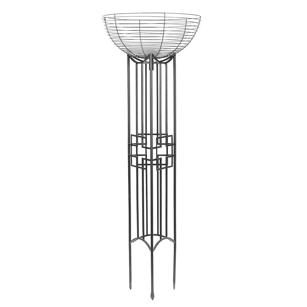 Achla Designs Pyl-25 Squares Pylon, Graphite