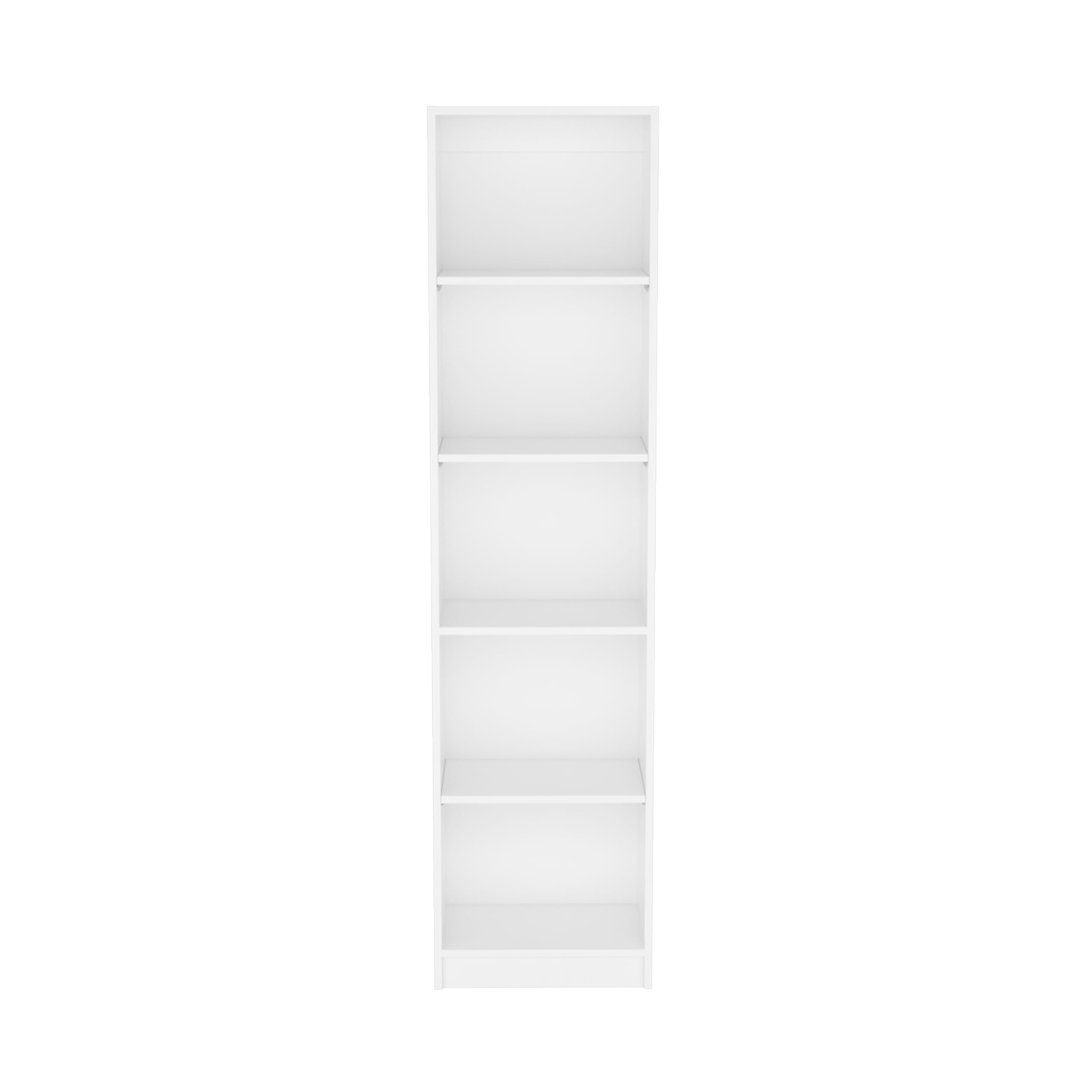 DEPOT E-SHOP Vinton XS Bookcase Compact Bookshelf with Multiple Shelves, White