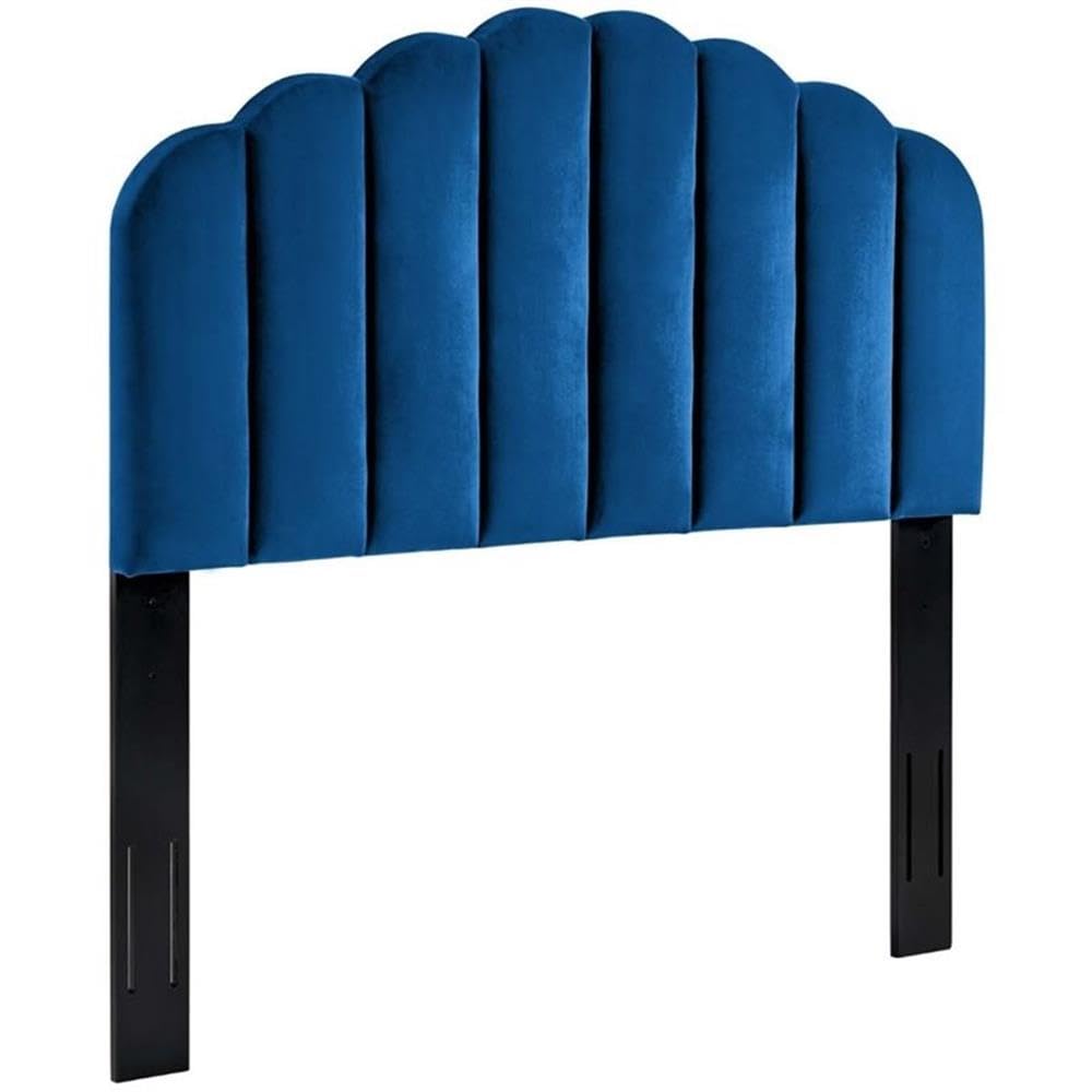 Modway Veronique King/California King Performance Velvet Headboard In Navy