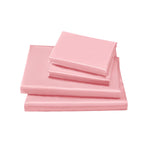 Golal Satin Sheets King Size - 4 Pieces Luxury Silky Soft Bed Sheets, Wrinkle-Free Pink Satin Silk Sheet Set With 1 Deep Pocket Fitted Sheet, 1 Flat Sheet, 2 Pillow Cases
