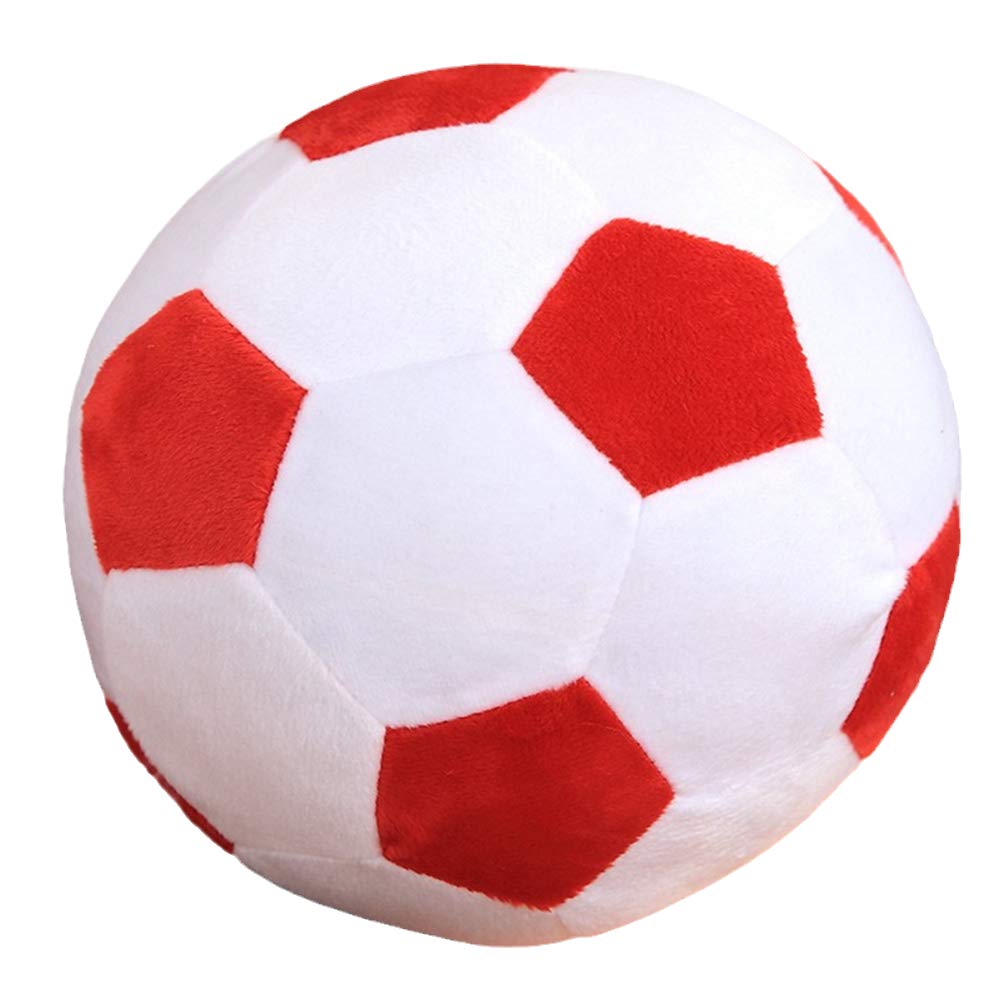 Aoqi Plush Soccer Balls Fluffy Stuffed Soccer Ball Plush Pillow Soft Plush Soccer Ball Pillow Durable Soccer Ball Stuffed Toy St
