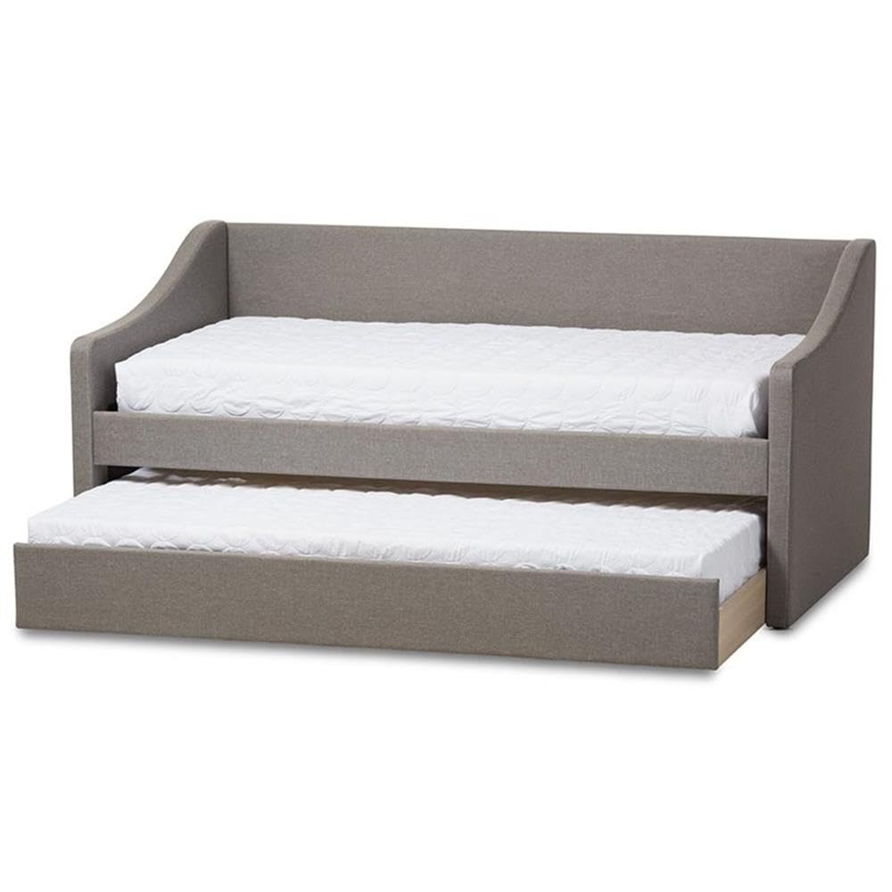 Baxton Studio Barnstorm Upholstered Daybed Grey